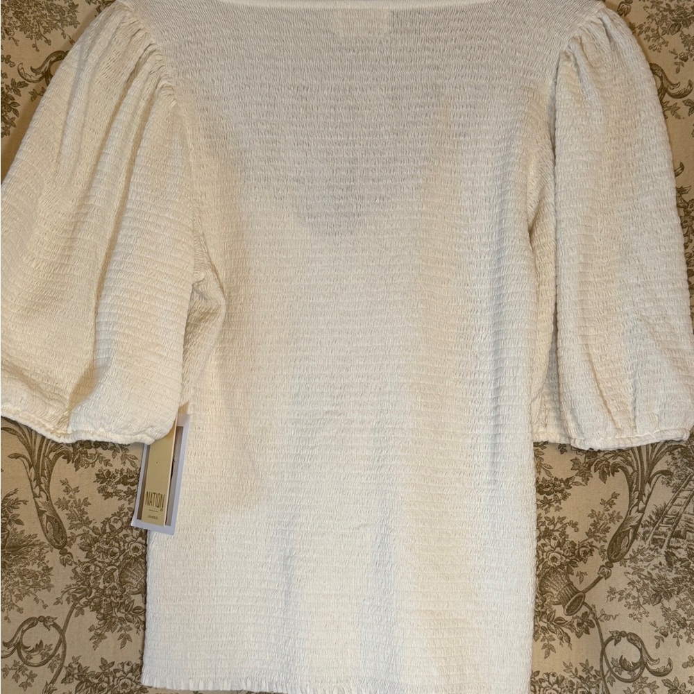 Nation Ltd Bianca Smocked 80s Tee - Picture 5 of 6